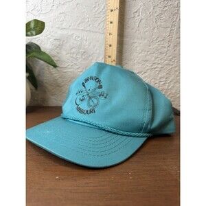 Vintage Missouri Branson Rope SnapBack Trucker Youngan Hat Teal